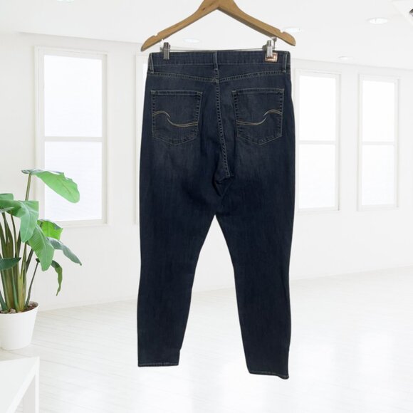 Signature Levi Strauss High Rise Ankle Skinny Jeans 16 W33 | Zipper Hem - Picture 8 of 15